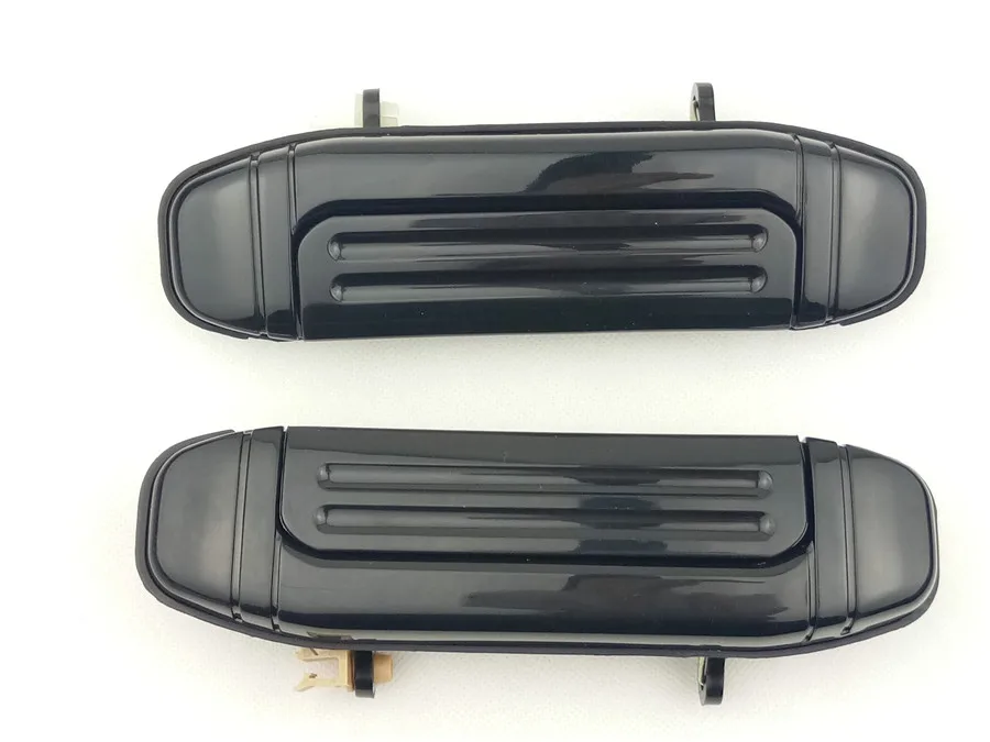 A Pair Black Outerside Door Handle Colloidal Plating for Mitsubishi