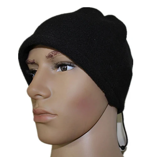 Unisex Polar Fleece Neck Warmer Thermal Snood Scarf Hat Ski