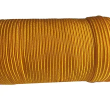4 мм золотисто-желтый лучший плоский нейлоновый шнур+ ювелирные аксессуары нить веревка макраме браслет Бисероплетение Cords130m/рулон
