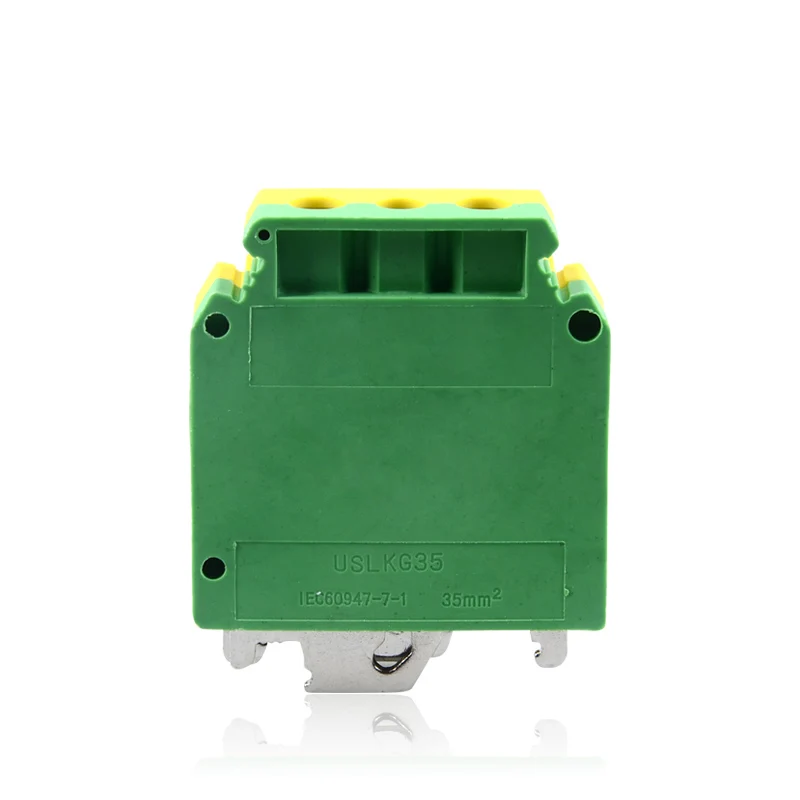 

10pcs USLKG-35 Grounding Wire Terminal Earth Terminal Block Connector Big Current USLKG35 Wire Cable Terminal