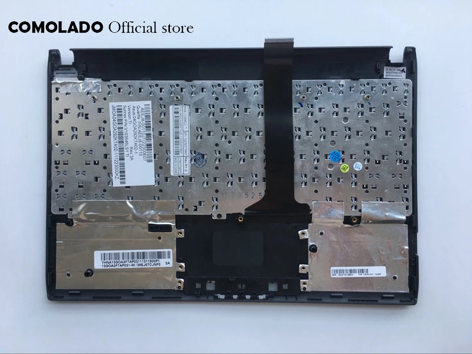 TI Thailand keyboard for ASUS Eee pc 1025 1025C 1025CE with black frame black keys Keyboard TI Layout (2)