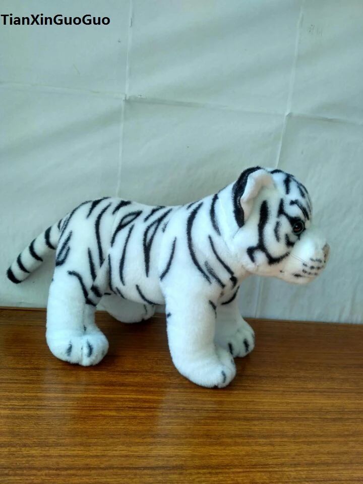 Adorable Peluche De Tigre Para Bebe Juguete De Pie Con Dibujo De Tigre Blanco De 30x Cm Juguete Suave Para Bebe Regalo De Cumpleanos B29 Tiger Plush Toy Plush Toysbirthday Gift Aliexpress