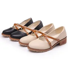 Four Seasons на плоской подошве; женская обувь на толстом каблуке с закрытым носком; круглый носок Мокасины с пряжкой Для женщин удобные туфли Размеры: 34-43