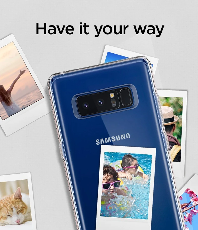 Прозрачный чехол для телефона Samsung S6 S7 Edge S8 Plus Note8 S7edge S8Plus Note 8 задняя крышка из