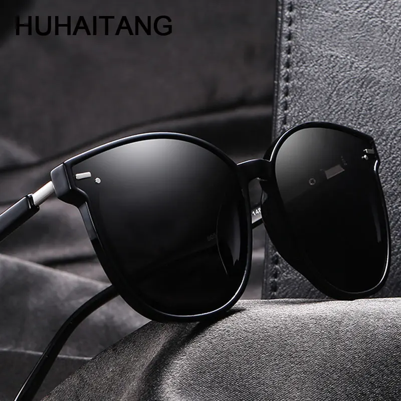 

HUHAITANG Luxury Oversized Sunglass Women Vintage Rivets Sunglasses Men Brand Designer Classic Sun Glasses For Mens Sunglases