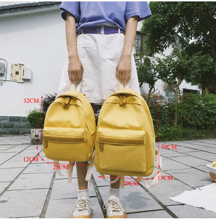 MJ Women Canvas Backpacks Ladies Shoulder School Bag Backpack Rucksack for Girls 2019 Travel Fashion Bag Casual Student Bag (20)