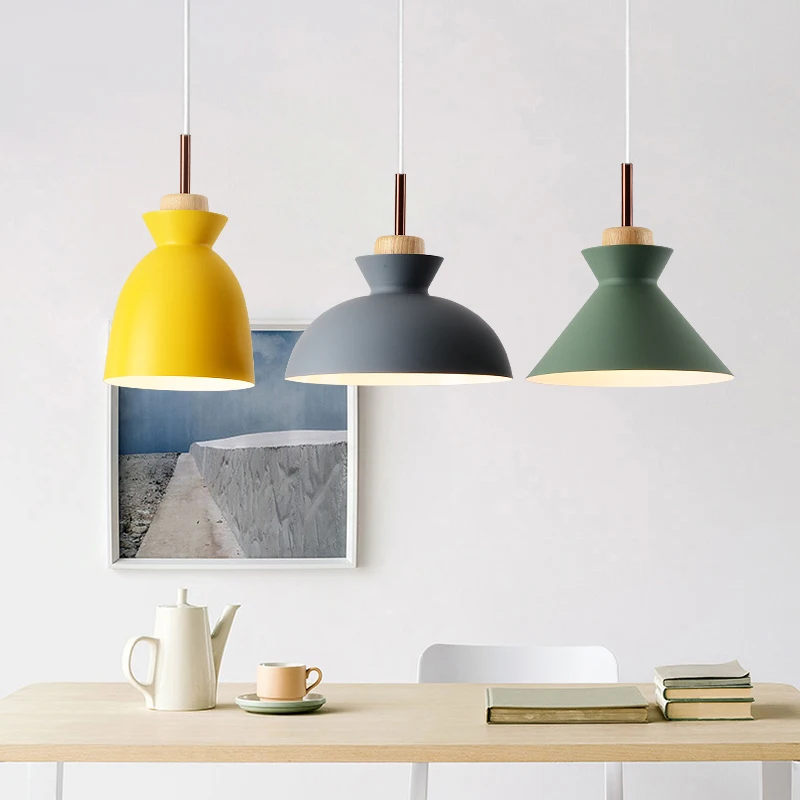Подвесной светильник s, скандинавский светильник, современный подвесной светильник, цветной металлический Декор для дома, дизайн для столовой, кухни, светильник, светильники