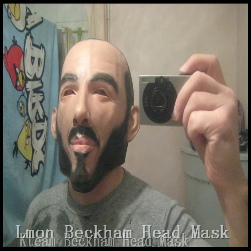 Горячее предложение! Хэллоуин вечерние Косплей знаменитый человек Дэвид Бекхэм латексная маска для лица вечерние настоящая маска с человеческим лицом крутая Реалистичная маска игрушка