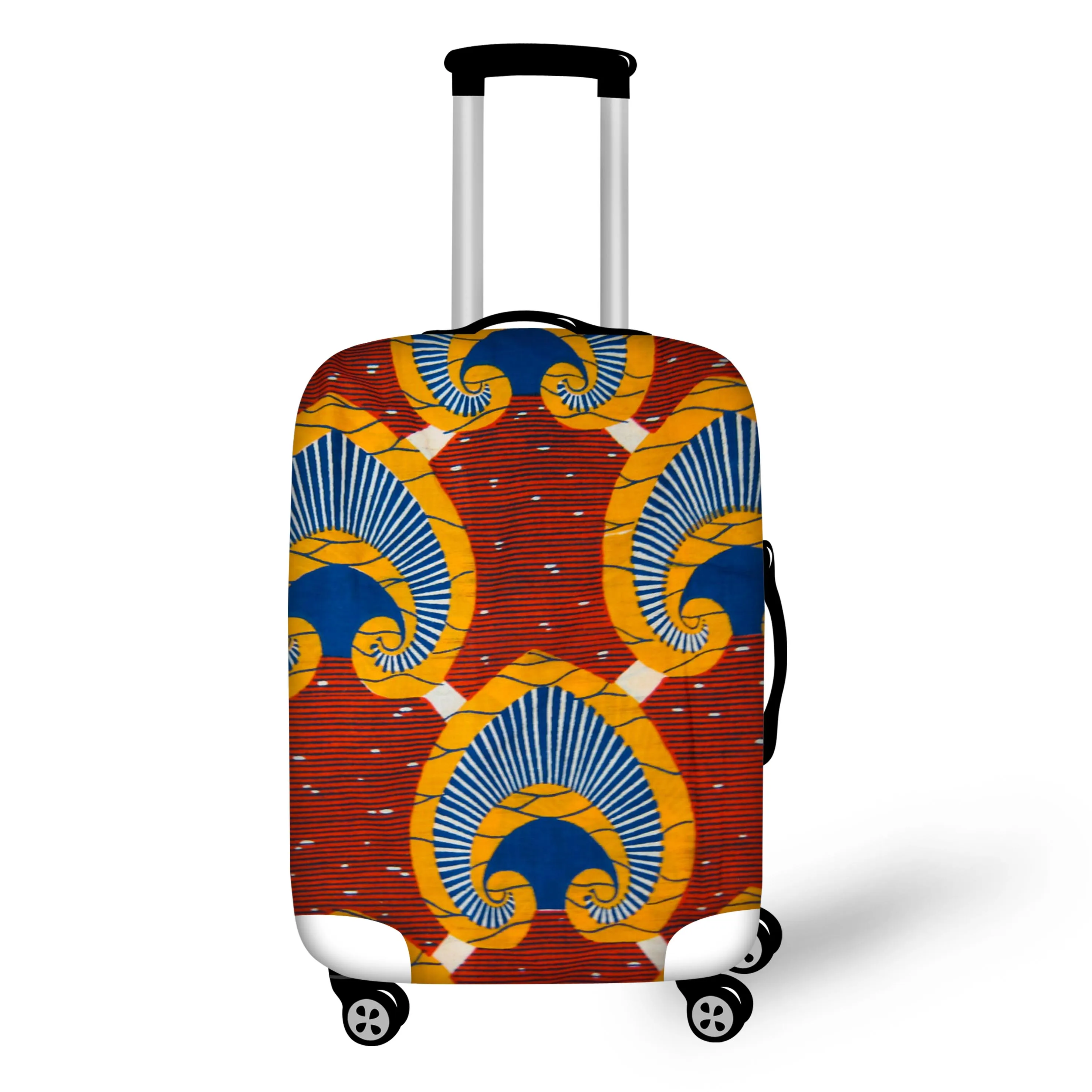 FORUDESIGNS, Африканский принт, Водонепроницаемый Эластичный Защитный чехол для багажа, чехол на колесиках, Пыленепроницаемый Чехол, аксессуары для путешествий - Цвет: T0436