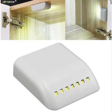 Светодиодный ночник энергосберегающий сенсорный датчик беспроводной настенный светильник ПИР шкаф для кухни спальня шкаф для помещений Лестницы настенные лампы