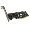 Новый PCI Express 3,0 X4 к NVME M.2 M ключ NGFF SSD pcie M2 переходная карта адаптер pci e адаптер Бесплатная доставка ► Фото 3/4