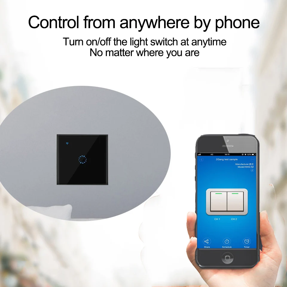 Remote control by APP black