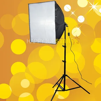 

Portable Photo Studio 24" x 24" /60cm x 60cm Slave Diffuser Flash / Bulb Swivel Adapter Softbox and Light Stand for Photography