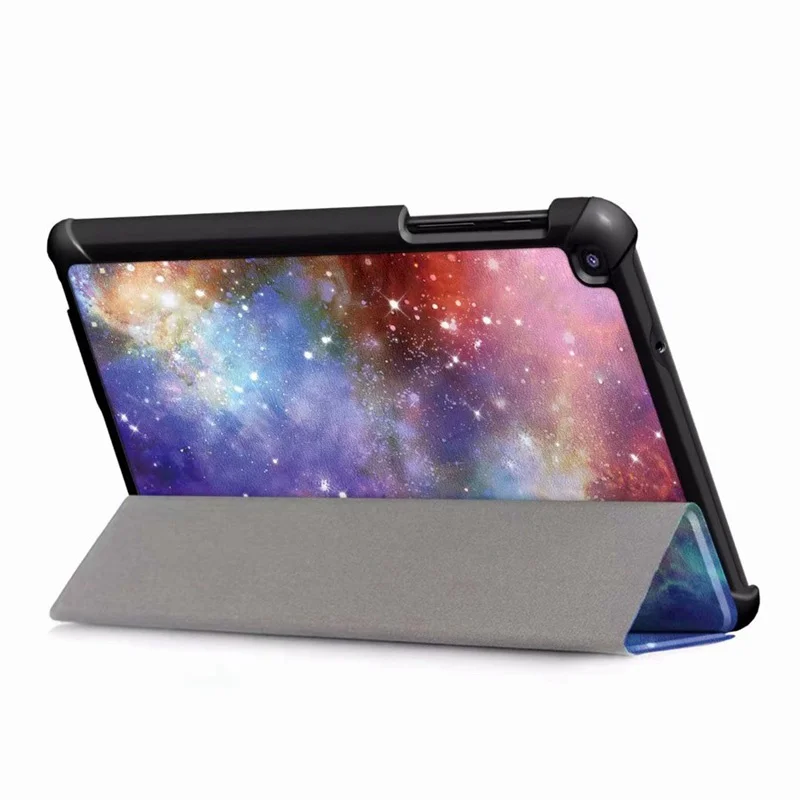 Тонкий кожаный флип чехол для Samsung Galaxy Tab A 8 0 дюймов 2019 S Pen Funda Магнитный SM P200 P205