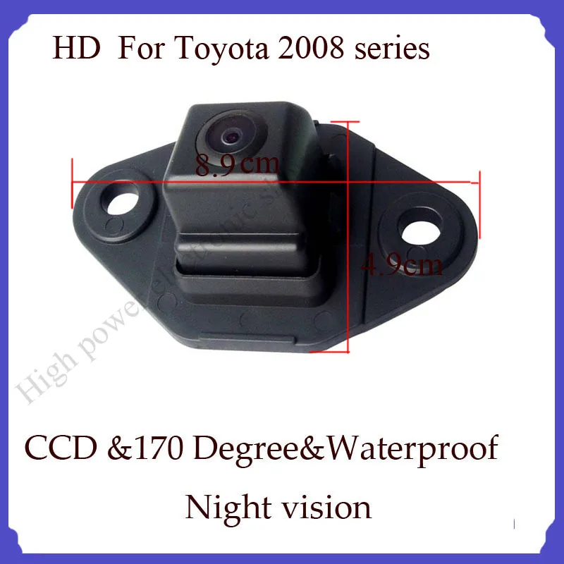 

CCD car backup camera for Toyota 2008 series back camera backup Car Rear View Reverse Camera