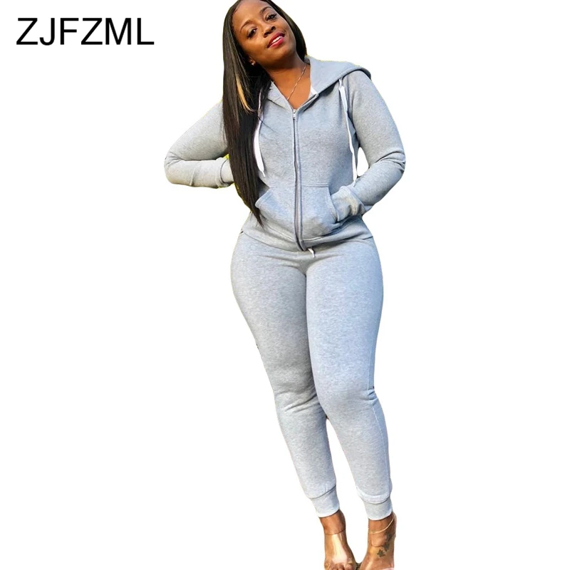 عارضة 2 قطعة مطابقة مجموعة ملابس حريمي كم طويل مقنعين جيوب سترة أعلى و ضمادة السراويل الخريف الشتاء اثنين من قطعة بدلة عارضة 2 قطعة مطابقة مجموعة ملابس حريمي كم طويل مقنعين جيوب سترة أعلى و ضمادة السراويل الخريف الشتاء اثنين من قطعة بدلة