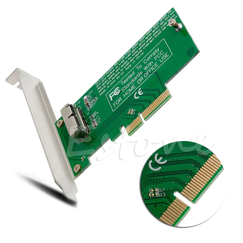 Высокое качество для Apple 2013 Pro& Air SSD к PCI Express x4 конвертерная плата адаптера