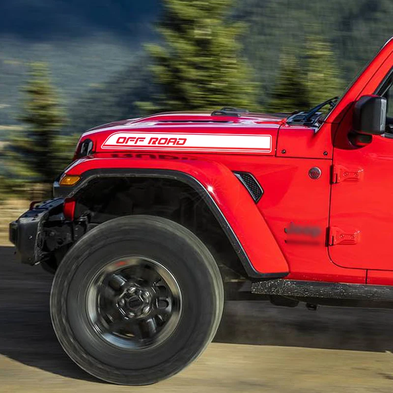 Автомобильные наклейки подходящие для Jeep Wrangler Rubiconahara 2007 2019 боковая крышка