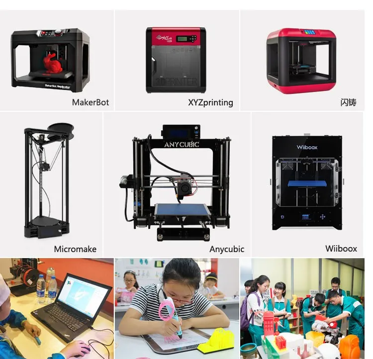 ANYCUBIC материал для печати 5 рулонов/5 кг PLA нити 1,75 мм пластик 3d принтер 28 цветов на выбор резиновые расходные материалы 3d наборы