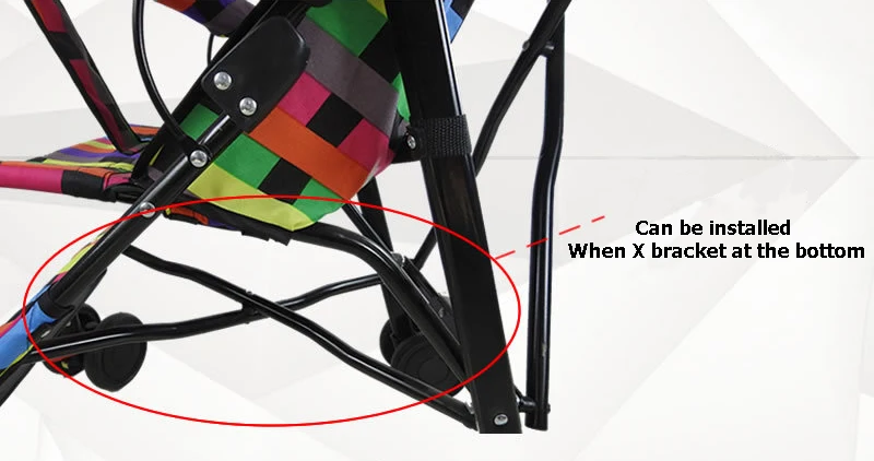 Baby Stroller Hanging Basket Toddler Pram Bottom Storage Bag Baby Pushchair Buggy Shopping Case Bag Stroller Accessories BB3096 (1)