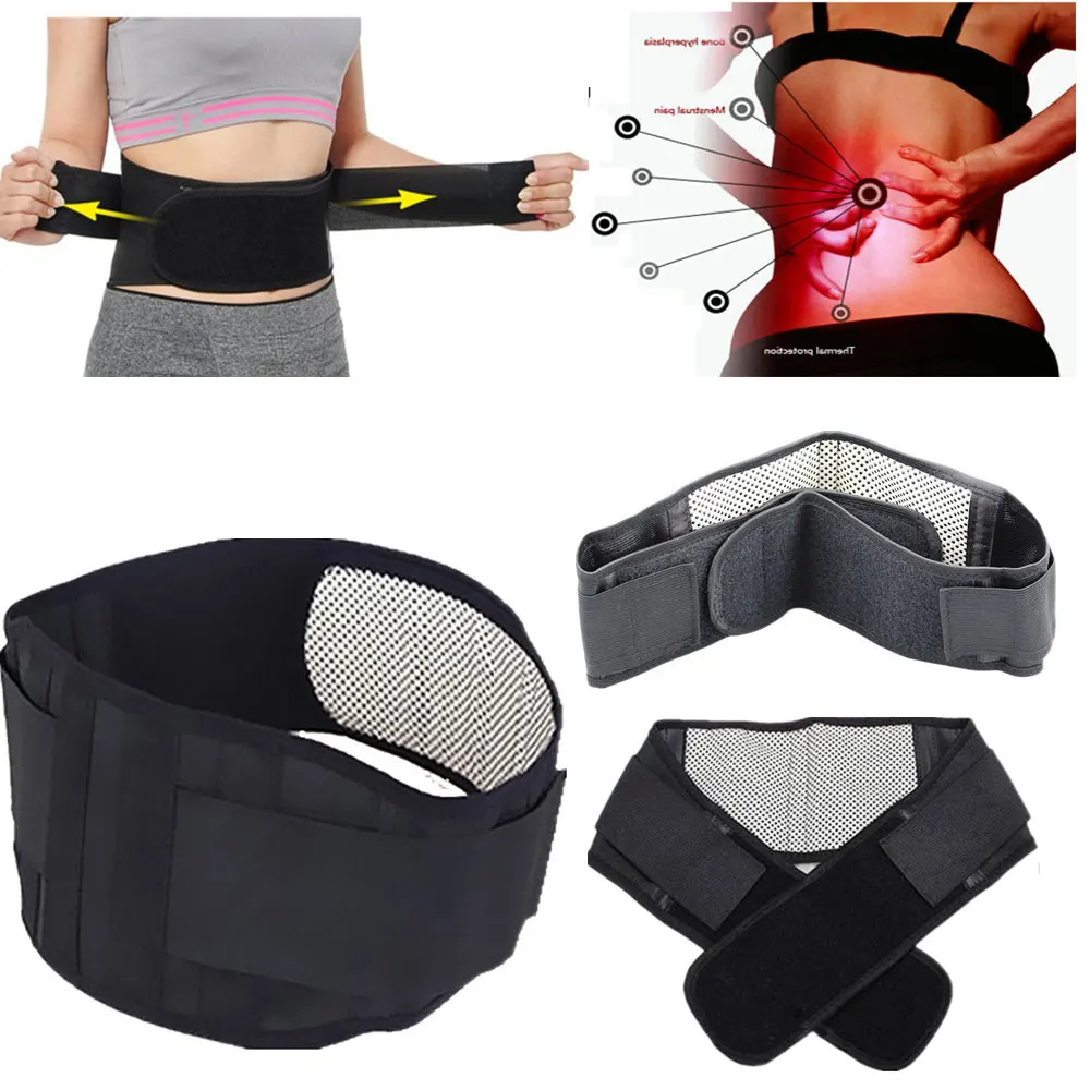 Adjustable Tourmaline Selfheating Therapy Waist Belt Lumbar
