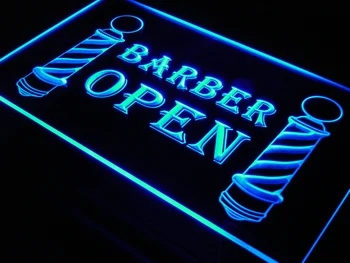 i044 Barber Poles Display Hair Cut Light Signs On/Off Switch 20+ Colors 5 Sizes