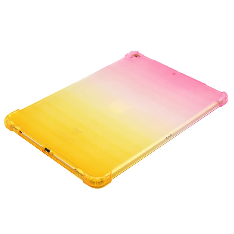 Wekays Gradual Change Silicone Case For iPad Mini 1 2 3 Multicolour Clear Tablet Cover For iPad mini 2 mini 3 Case Coque Fundas