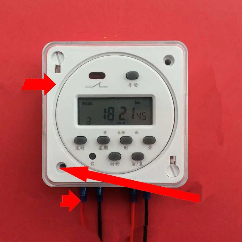 1PCS Programmable Timer switch Time Relay Digital time switchin