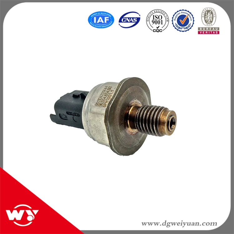 5pcs/lot Genuine Fuel Rail Pressure Sensor 9655465480 6PH1001.1 suit for Citroen Jumpy Peugeot Partner Tepee 1.6 Hdi JTD