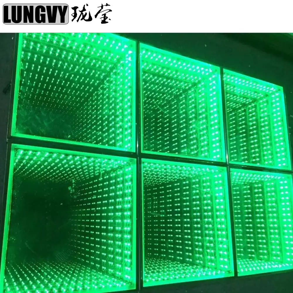 12 шт./лот) танцпол 50 см x 50 см 3d зеркало СВЕТОДИОДНЫЙ танцпол поставщик