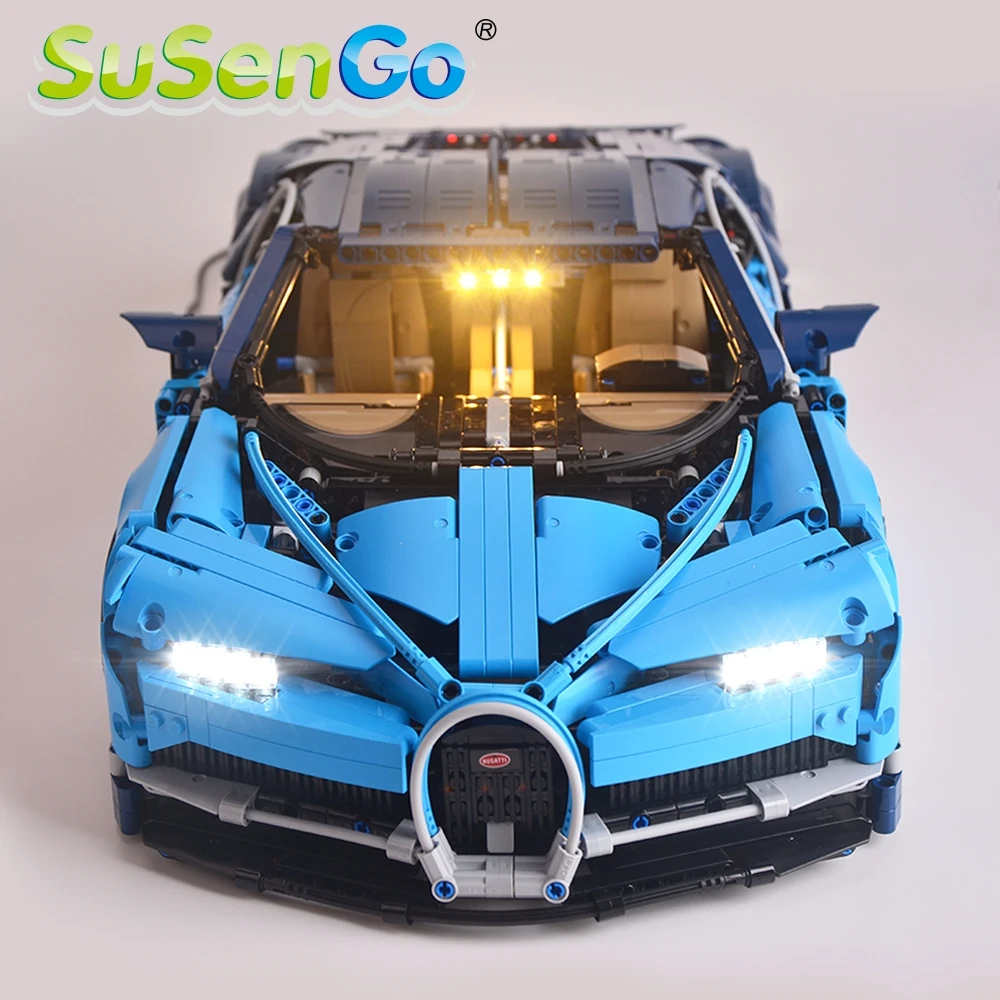 

SuSenGo Led Light Kit For Technic Series Bugatti Chiron Light Set Compatible With 42083 And 20086(NOT Include The Model)