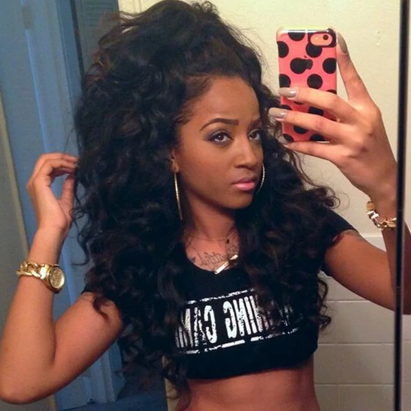 Natural Hairline High Density Full Lace Wig Peruvian Human Hair