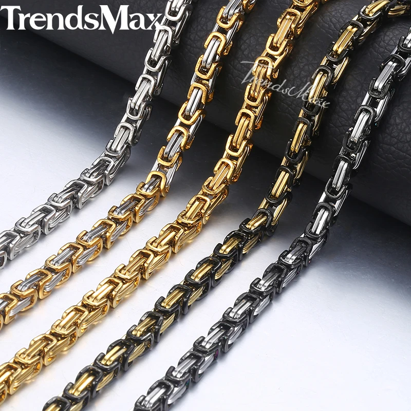 Trendsmax Byzantine Box Link Chain 
