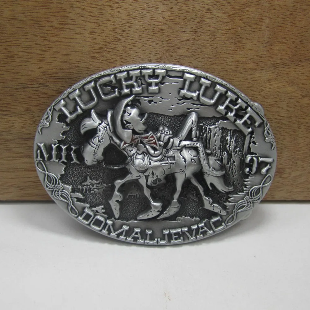 wholesale Lucky Luke horse driver cowboy jeans gift belt
