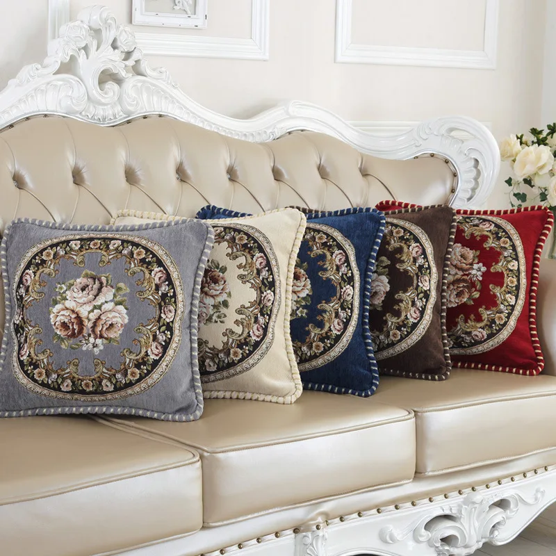 

Europe Style Square Decorative cushion covers throw pillow case cushion cover for sofa pillowcase housse de coussin kussenhoes
