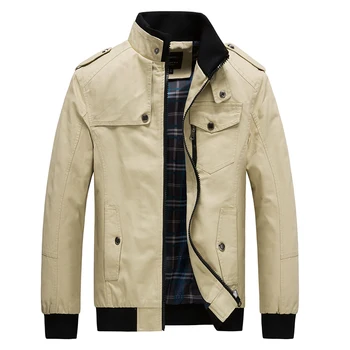 

Men's Casual Jacket Men Clothesl Army Military Outdoors Stand Collar Outerwear Coat Mens Jackets Mens Bomber Jacket 2018