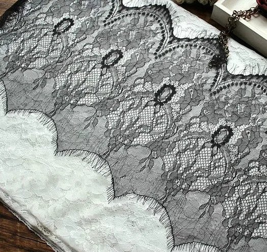 Широкий 25 см Высокое качество экспорт флэш волна ресниц кружева ручной работы DIY