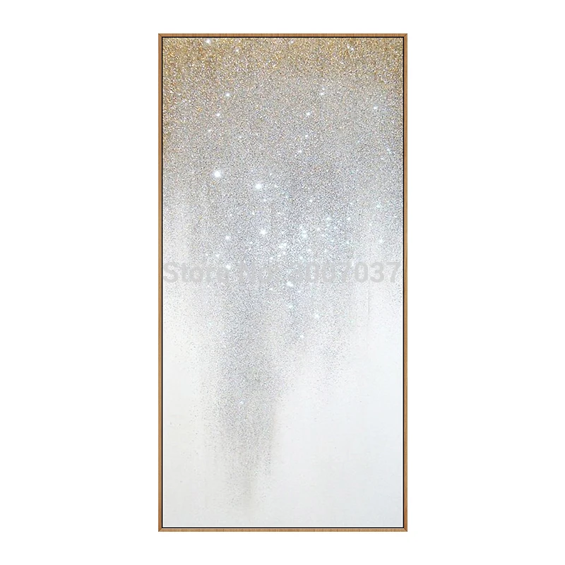 Abstract Gold silvery Modern home Decorative 100%hand painted abstract oil Painting canvas painting wall art Hotel Living Room Abstract Gold silvery Modern home Decorative 100%hand painted abstract oil Painting canvas painting wall art Hotel Living Room