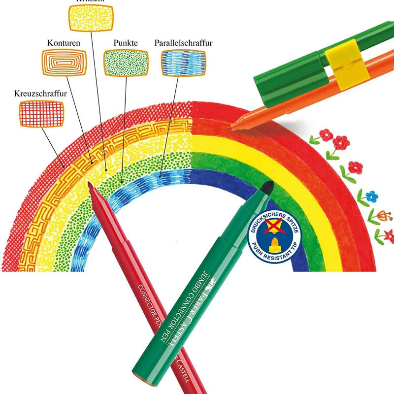 Marcador colorido do esboço da pena 10/20/30/40/60/80 cores aquarell  marcador do conector da aguarela de faber castell para crianças|markers for  kids|markers markerfaber castell watercolor - AliExpress