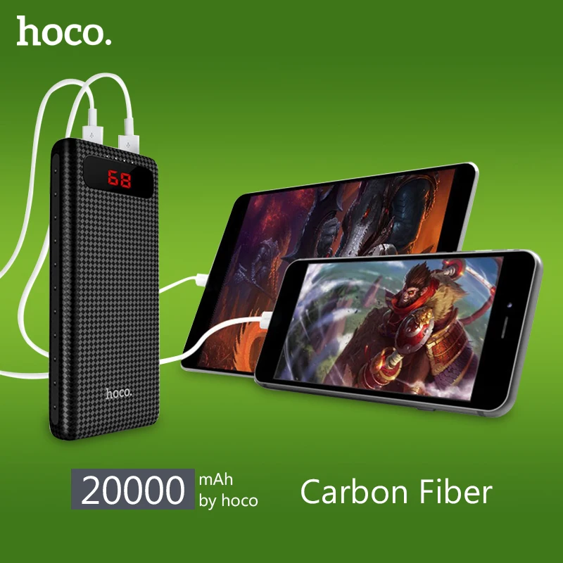bilder für HOCO B20A energienbank 20000 mAh Dual USB Power 18650 Batterie Tragbares Ladegerät Externe Batteriebank für Handys bilder für HOCO B20A energienbank 20000 mAh Dual USB Power 18650 Batterie Tragbares Ladegerät Externe Batteriebank für Handys