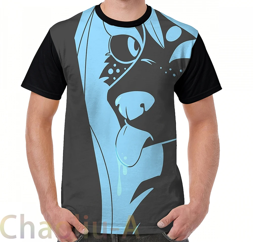

Furry T-Shirt men funny printed t shirt women tops tees Short Sleeve Casual tshirts
