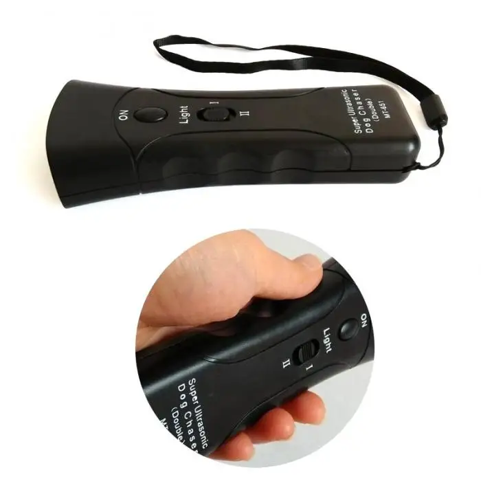 Portable Ultrasonic Dog Repellent Handheld Bark Stopper Animal Attacks Repeller Dogs Training Device TB Sale