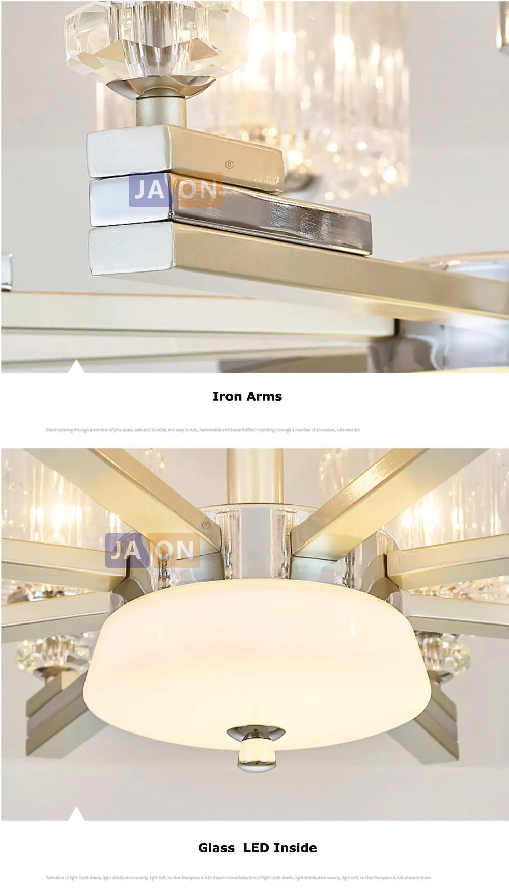 Led e14 постмодерн Железный стеклянный кристально хромированный прозрачный светильник-люстра в виде подсвечника подвесной светильник для