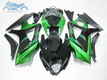 

Custom motorcycle Fairing set for Suzuki GSXR 1000 2007 2008 GSXR1000 K7 K8 ABS plastic fairings kit 07 08 green black