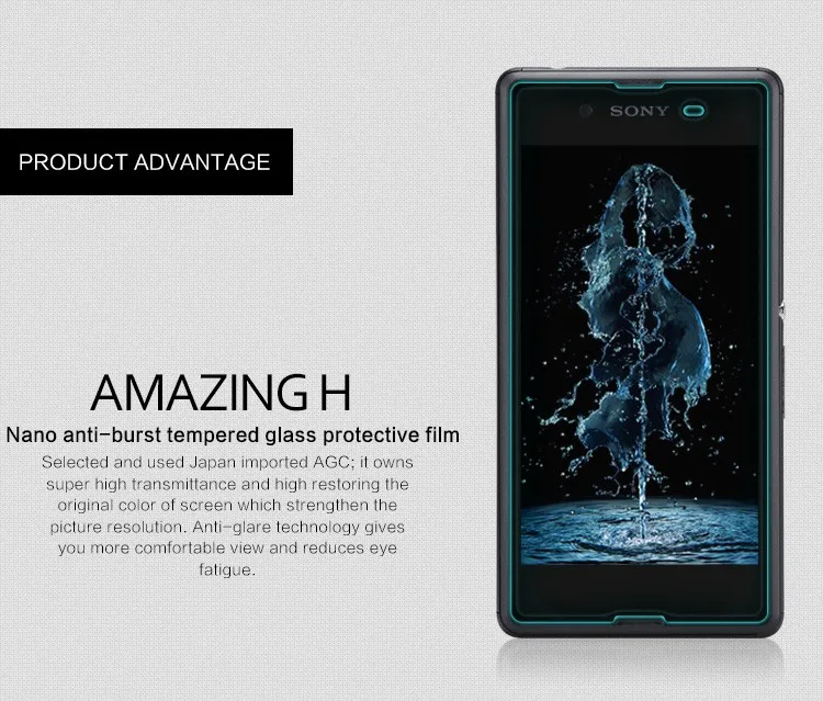 9H 0,26 мм HD Премиум Закаленное стекло для sony Xperia Z Z1 Z2 Z3 Z4 Z5 Compact C L E5 E3 M2 M4 M5 Aqua взрывозащищенный чехол для экрана