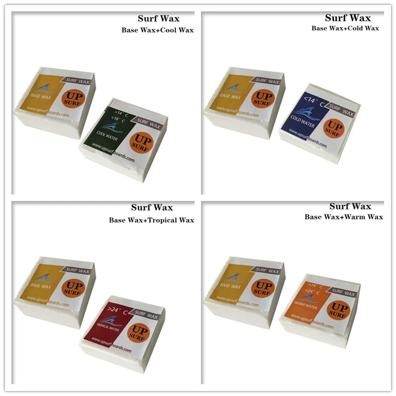 

Favorable Combo Tropical /Cold/Cool/WarmWater Wax+base wax Good Quality Surfboard Wax