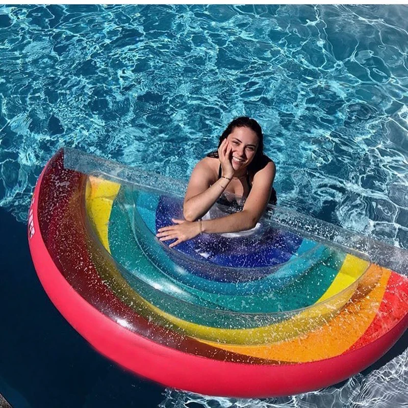 190cm Giant Inflatable Rainbow pool 