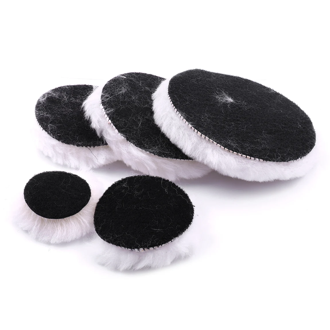 

1pcs 5" 5 Inch / 125mm Wool Buffing Pad Car Detailing Polishing Backing Buffer Wheel