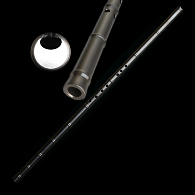 Титановая металлическая флейта Xiao G/F, китайская Вертикальная бамбуковая флейта, профессиональная металлическая флейта Flauta Xiao, оружие для самообороны, подарок