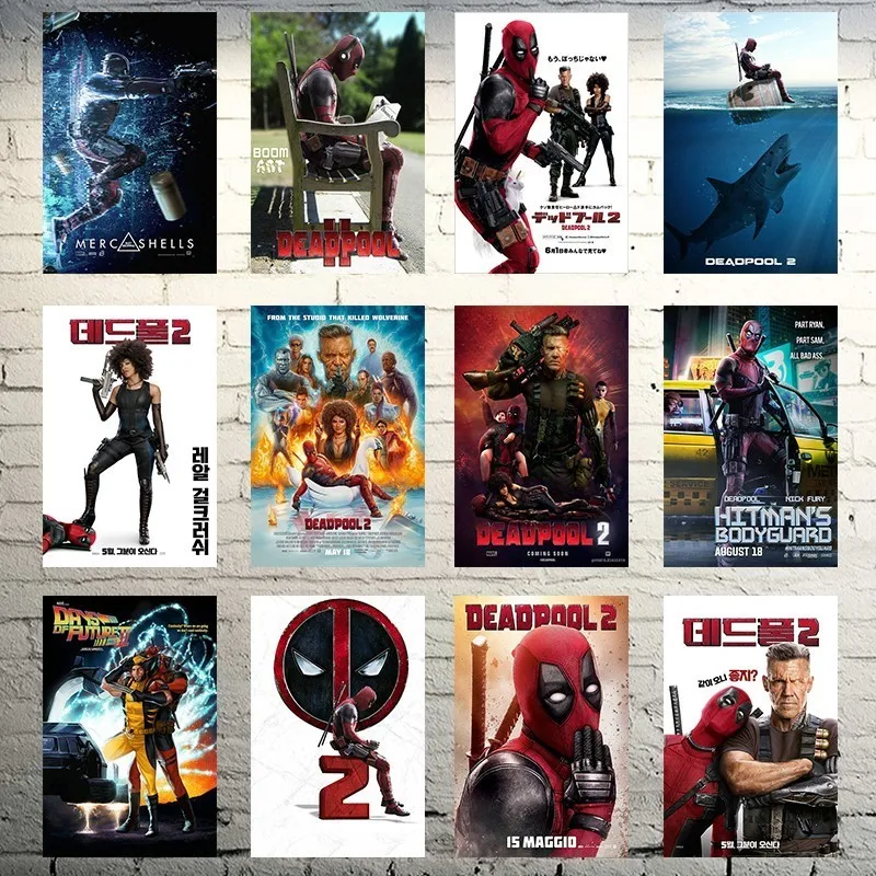 Deadpool 2 2018 Hot Movie Art Silk Canvas Poster 16x16 24x24 inches